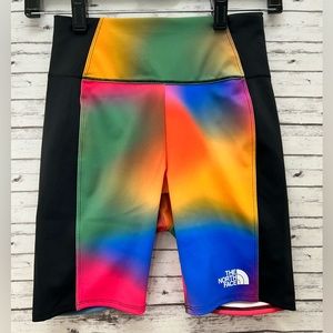 The North Face Biking Compression Shorts Girls Large Size 12